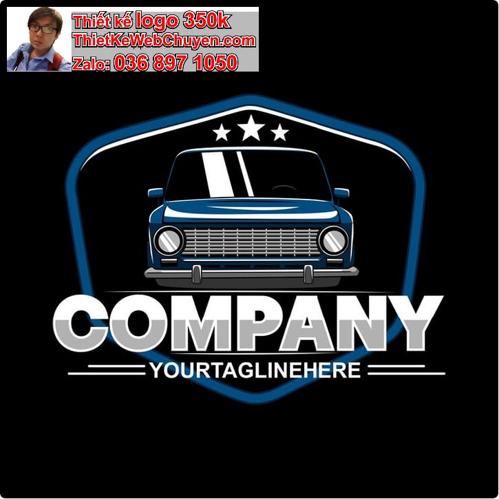 Thiết kế logo online bán xe oto Ford