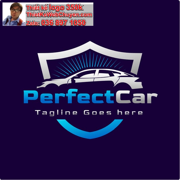 Thiết kế logo online bán xe oto Ford