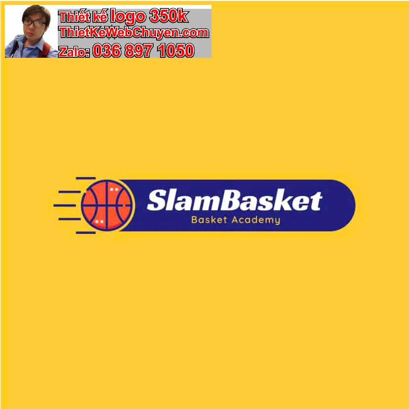 Thiết kế logo online bóng rổ 