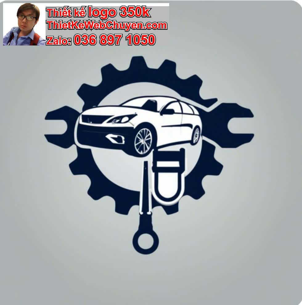 Thiết kế logo online chăm sóc và sửa chữa xe ô tô