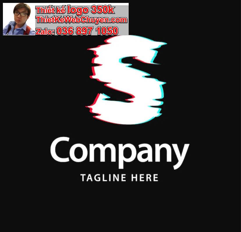 Thiết kế logo online chữ S cách điệu