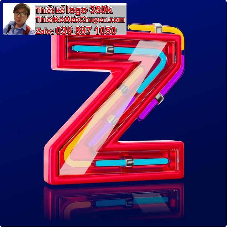 Thiết kế logo online chữ Z cách điệu