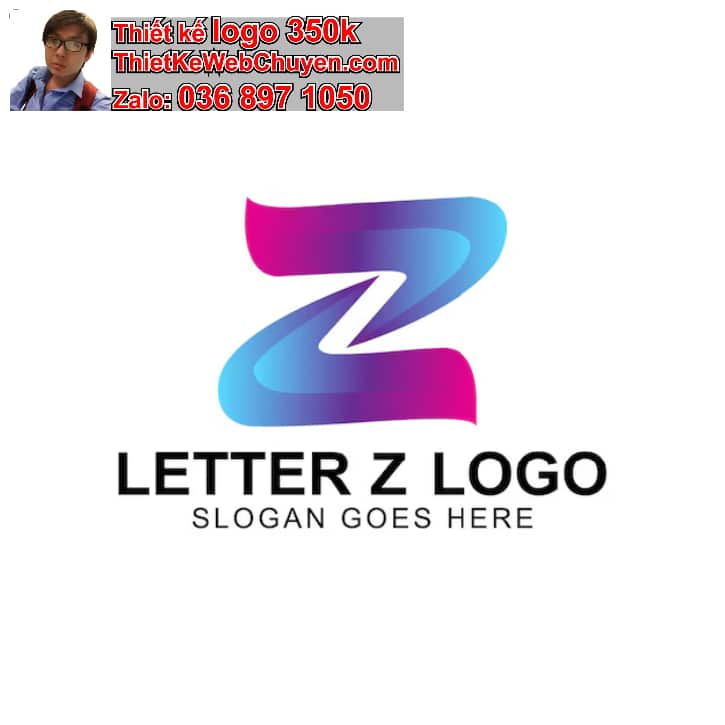 Thiết kế logo online chữ Z cách điệu