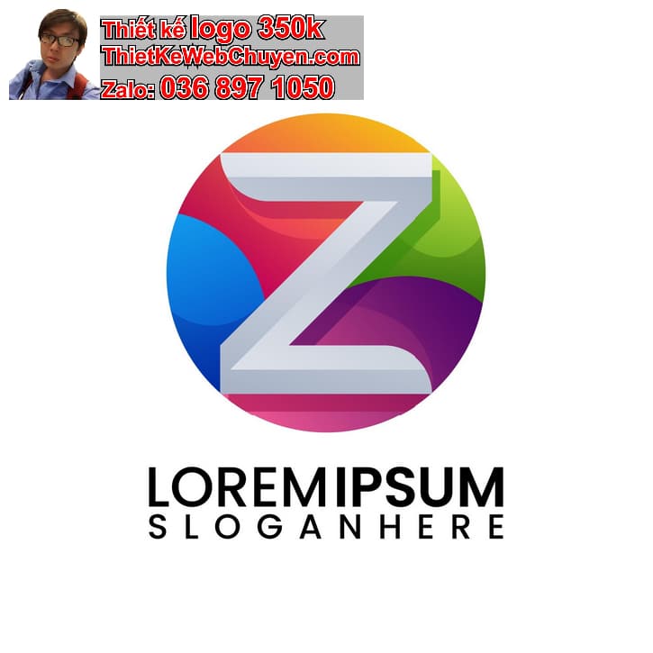 Thiết kế logo online chữ Z cách điệu