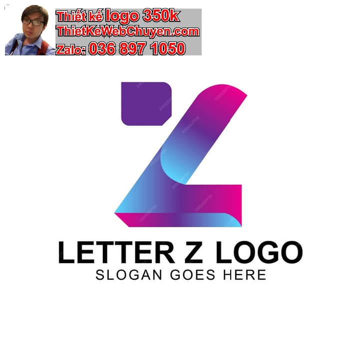 Thiết kế logo online chữ Z cách điệu
