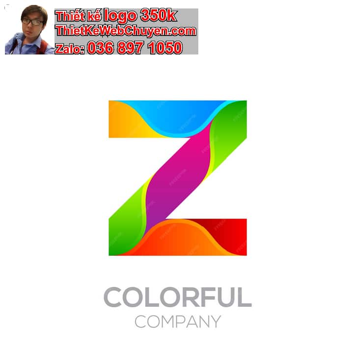 Thiết kế logo online chữ Z cách điệu