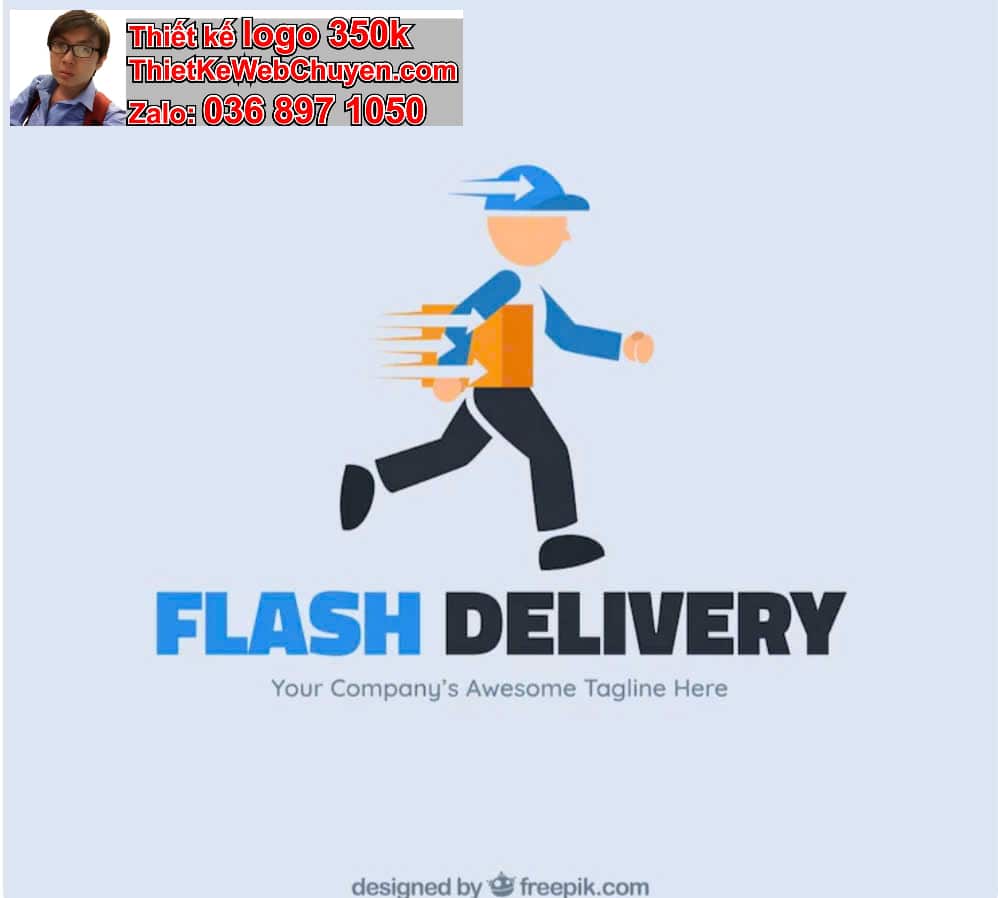 Thiết kế logo online chuyển phát nhanh