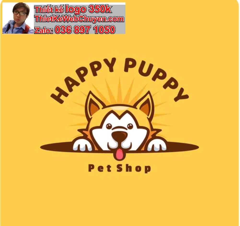 Thiết kế logo online con chó