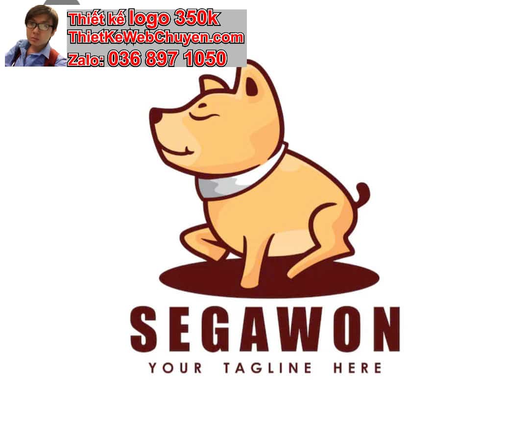 Thiết kế logo online con chó