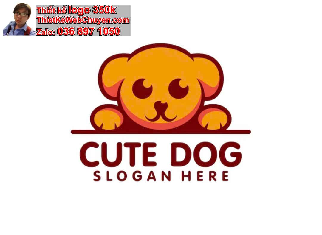 Thiết kế logo online con chó