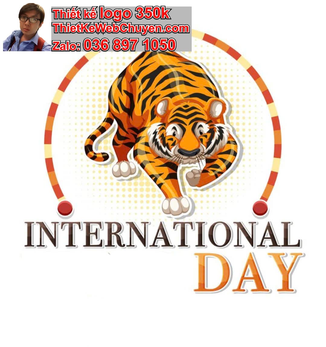 Thiết kế logo online con cọp 