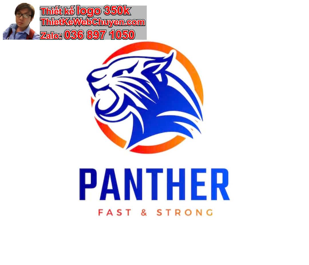 Thiết kế logo online con cọp 