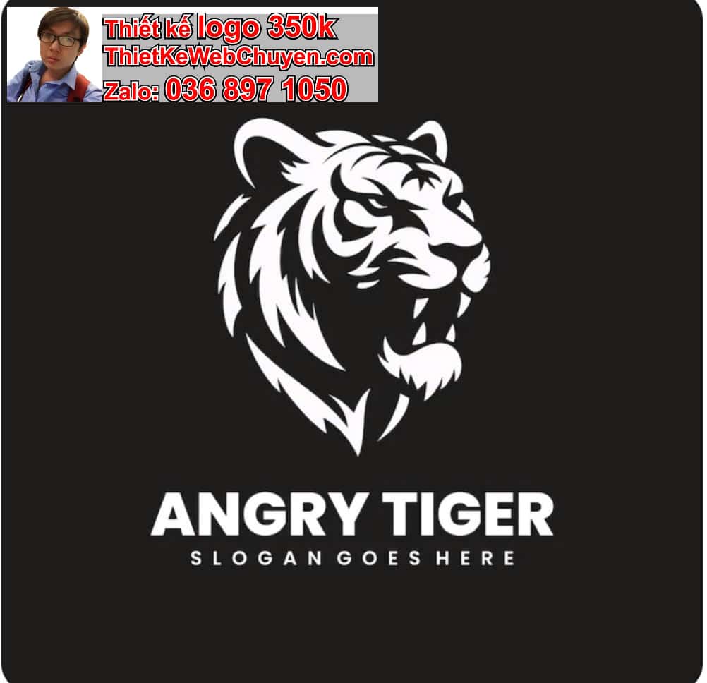 Thiết kế logo online con cọp 