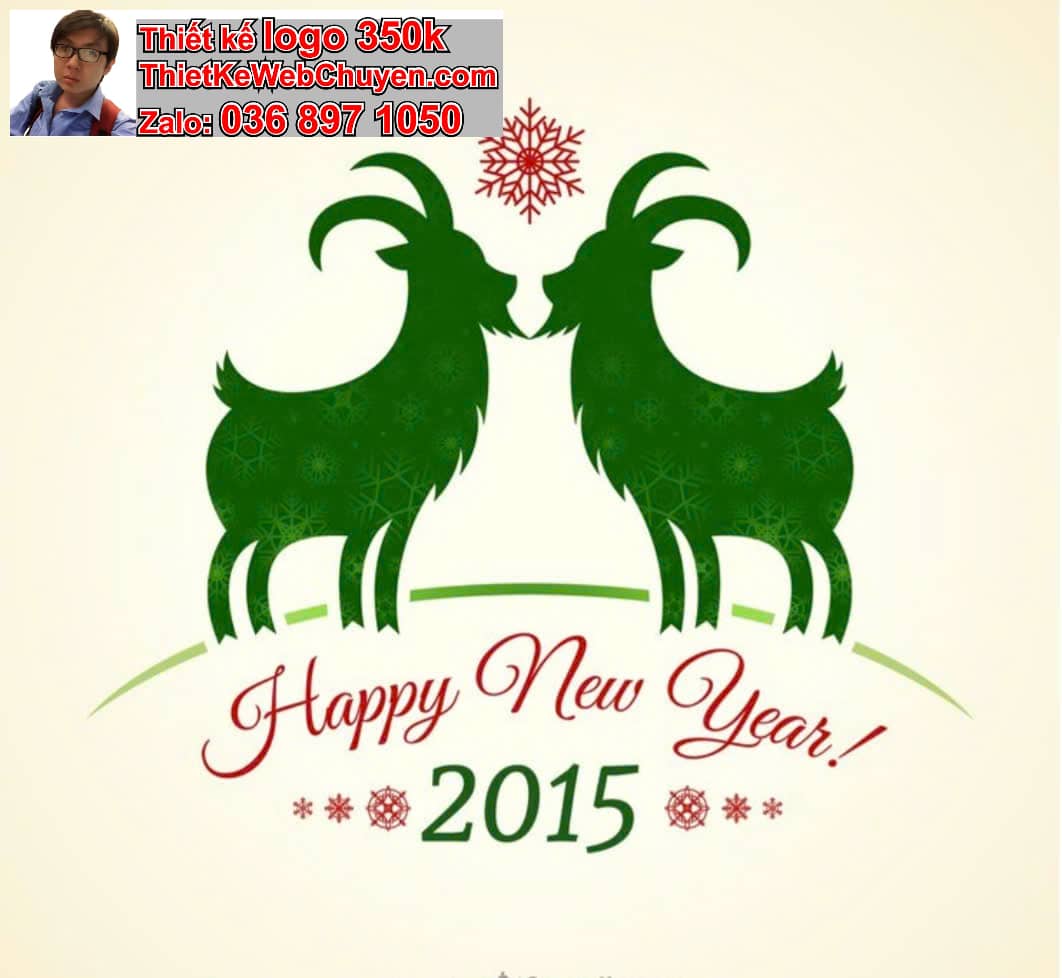 Thiết kế logo online con dê 