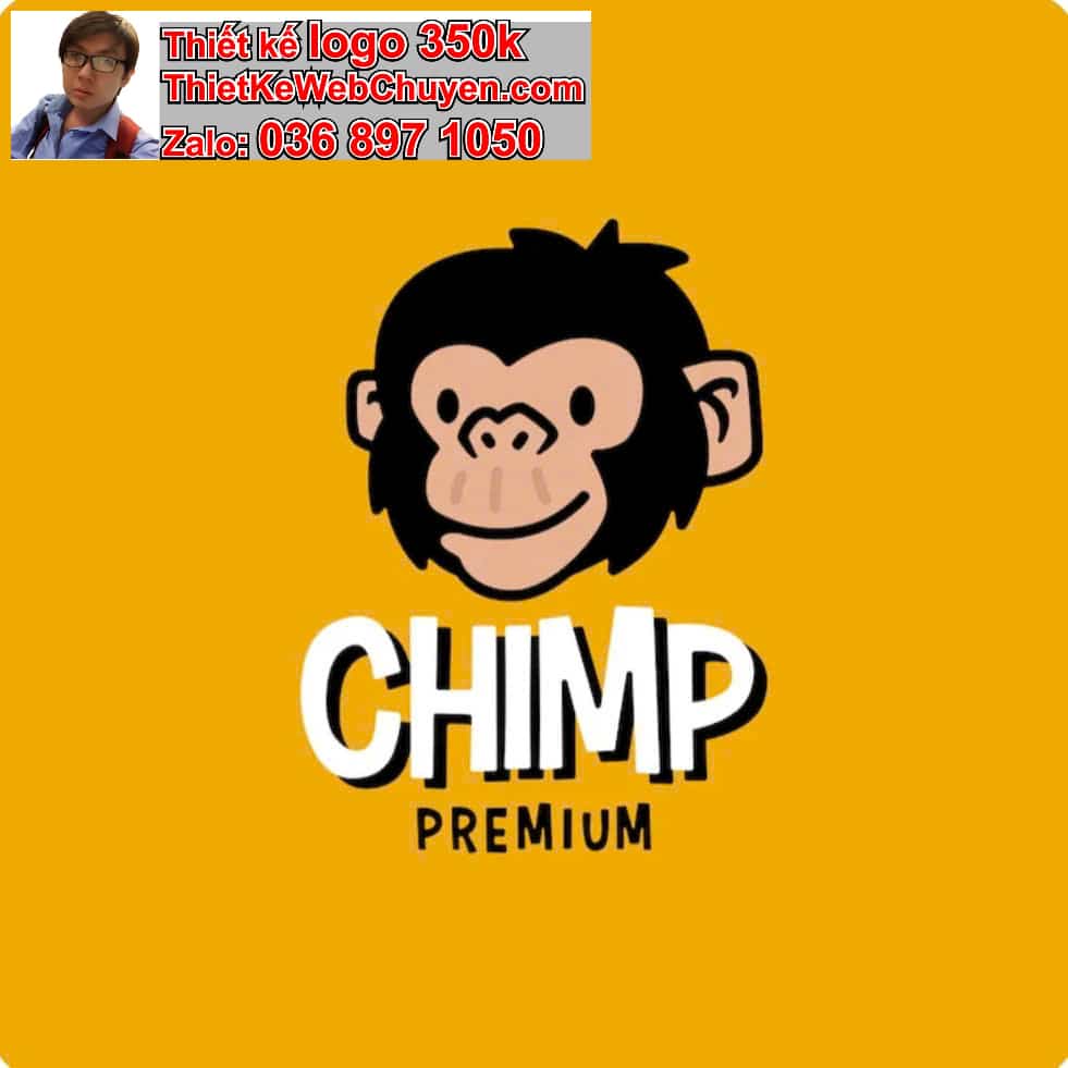 Thiết kế logo online con khỉ 