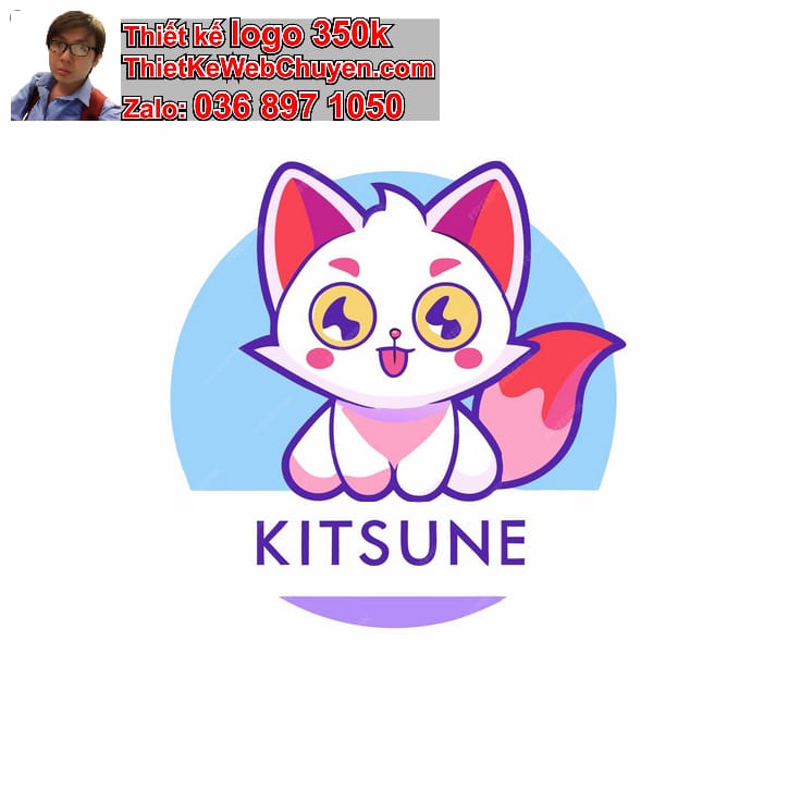 Thiết kế logo online con mèo