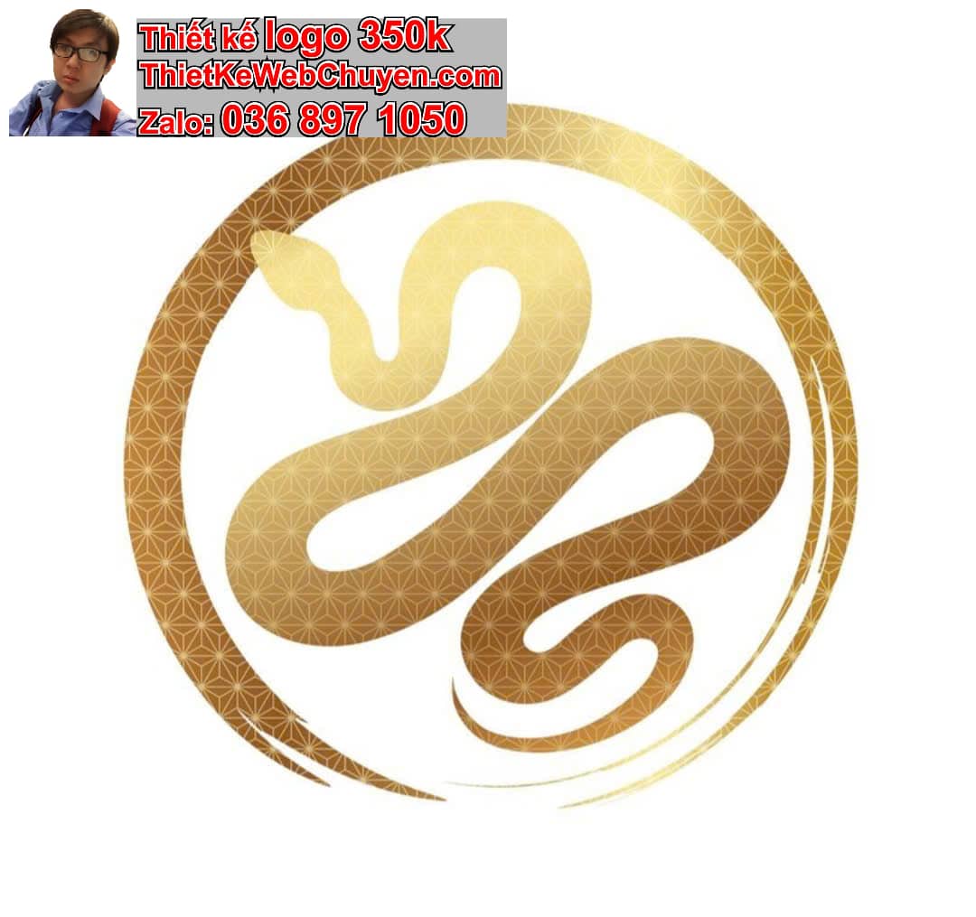 Thiết kế logo online con rắn