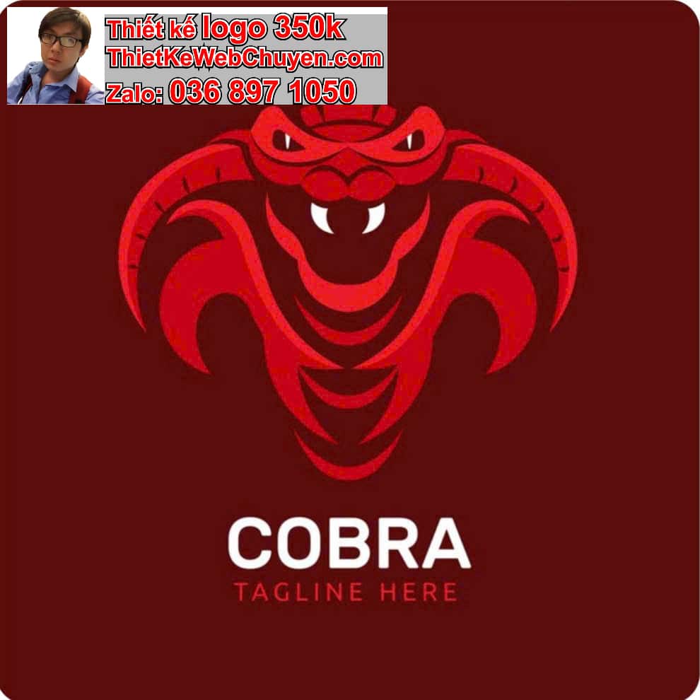 Thiết kế logo online con rắn