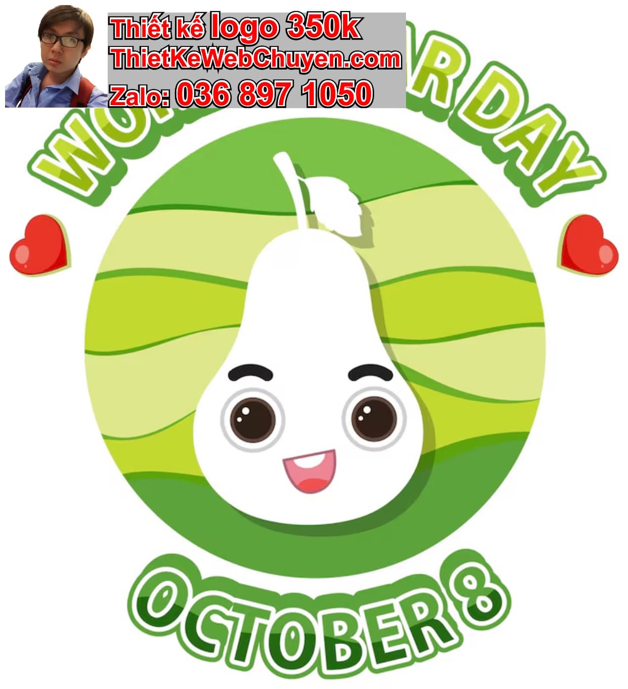 Thiết kế logo online con sóc