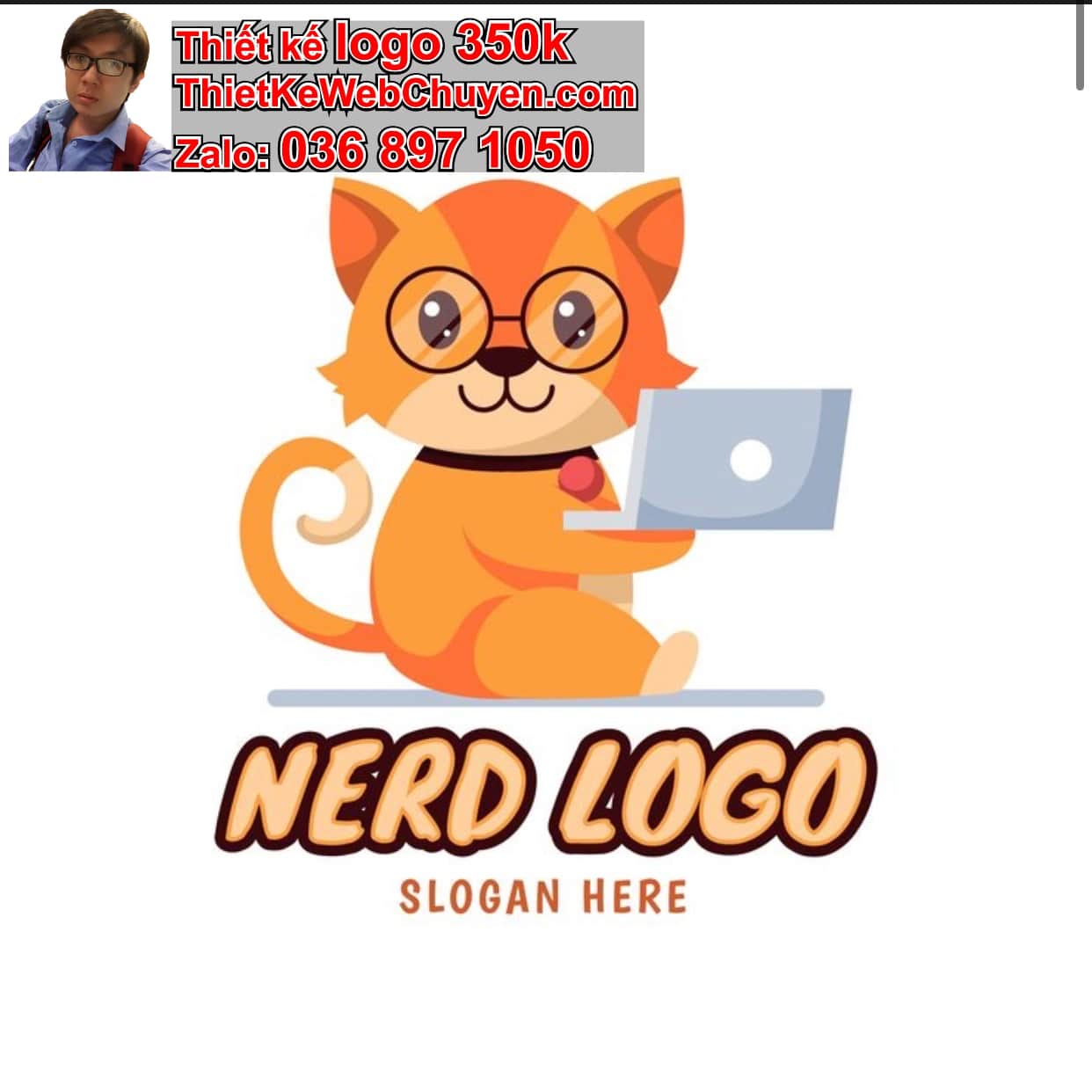 Thiết kế logo online con sóc