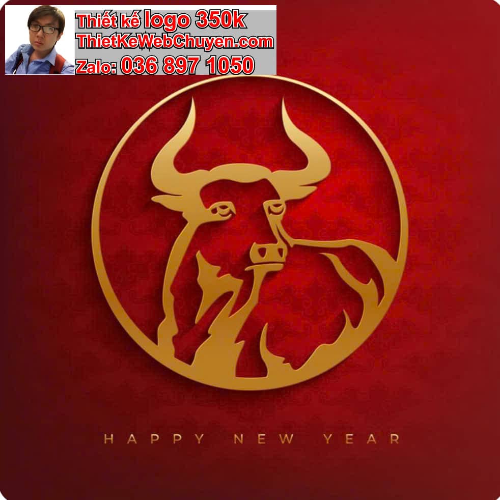 Thiết kế logo online con trâu