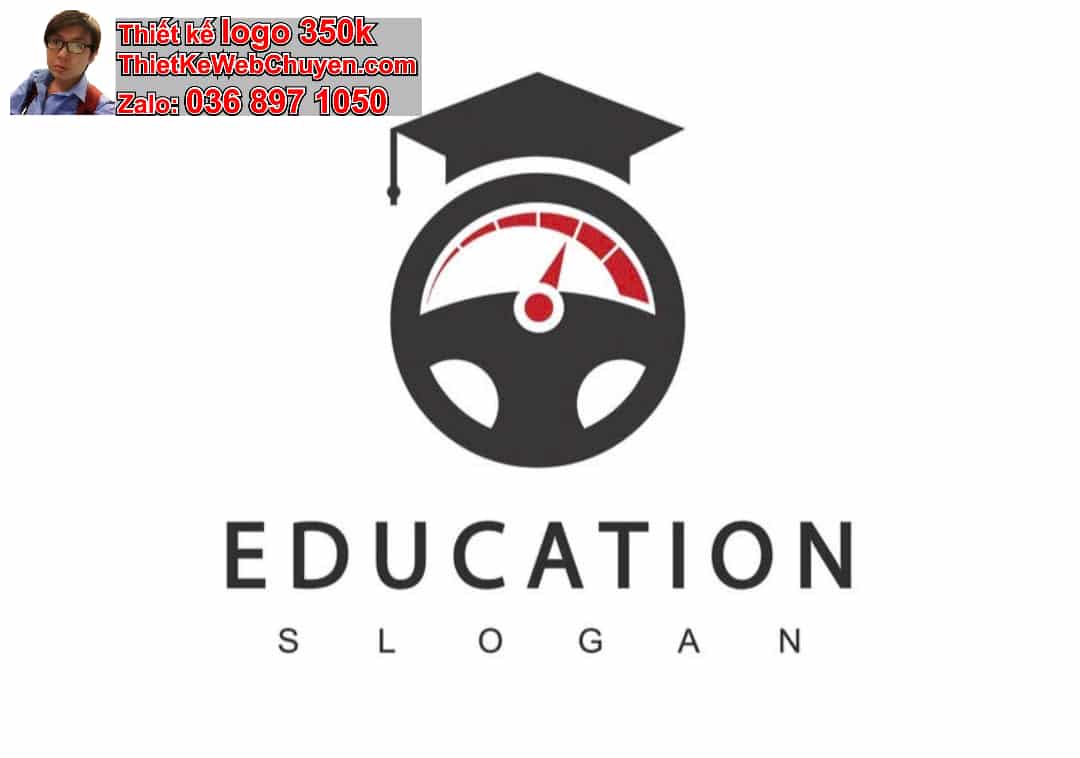 Thiết kế logo online đào tạo dạy lái xe