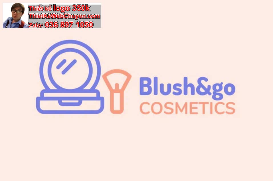 Thiết kế logo online đào tạo dạy trang điểm