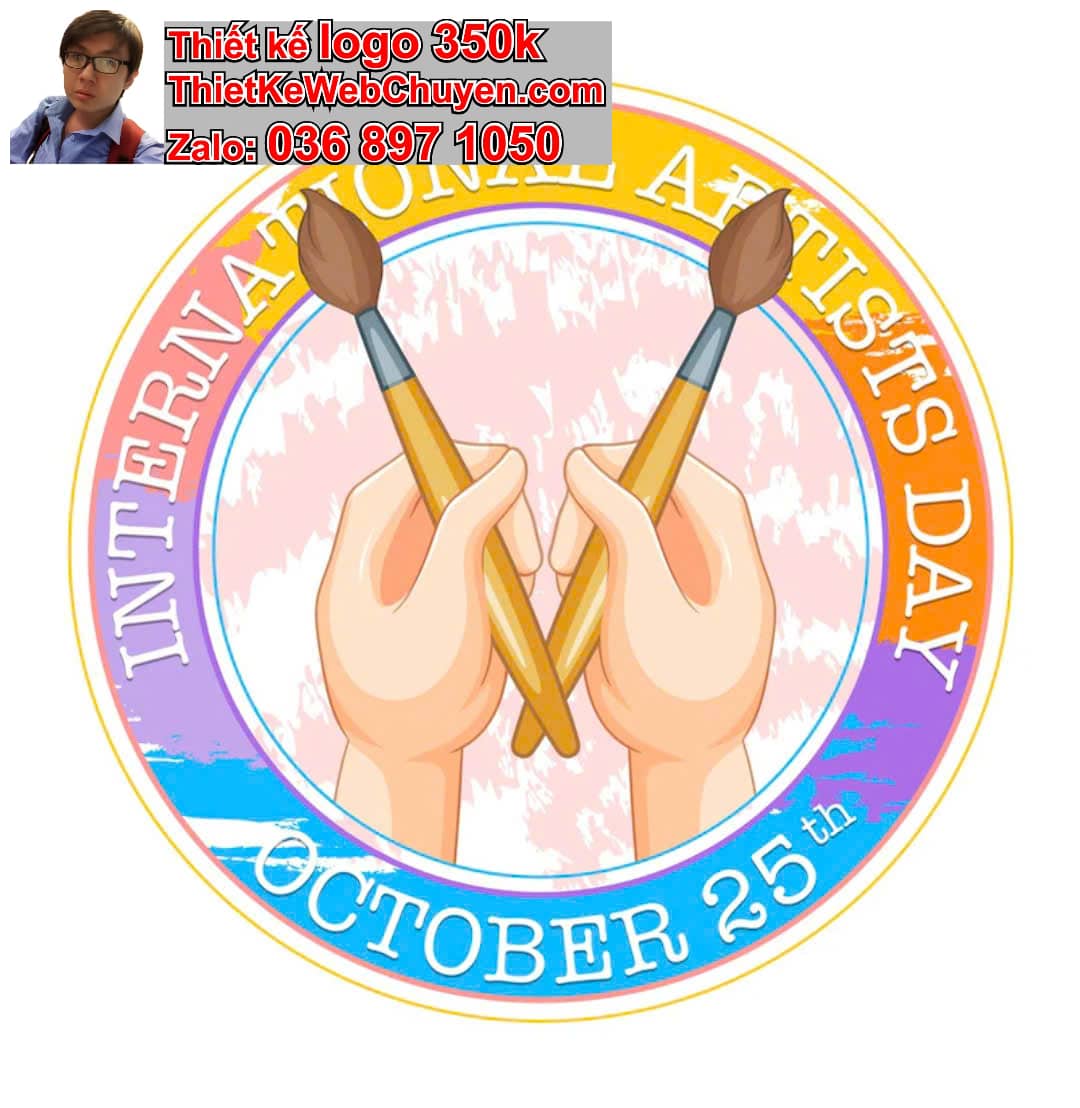 Thiết kế logo online đào tạo dạy trang điểm