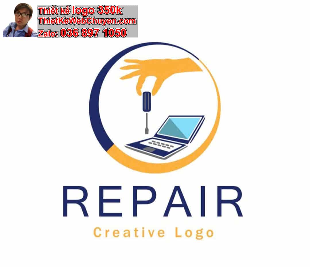 Thiết kế logo online dịch vụ Sửa chữa macbook