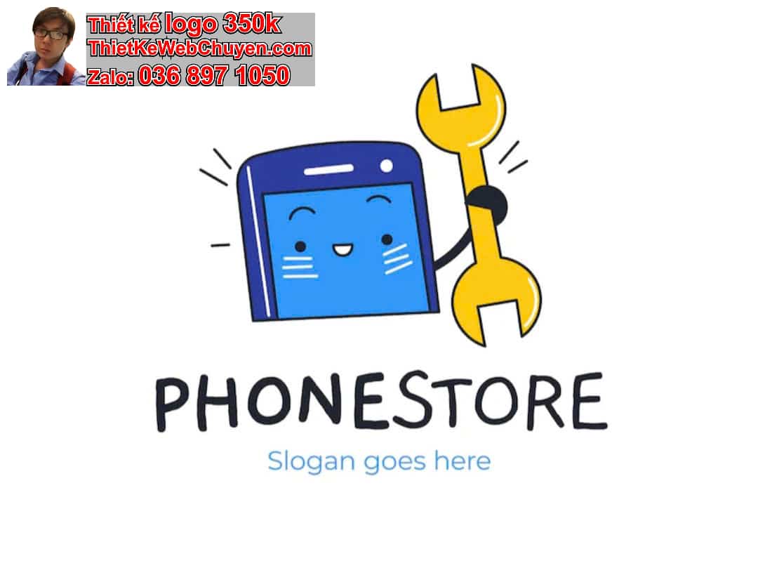 Thiết kế logo online dịch vụ Sửa điện thoại