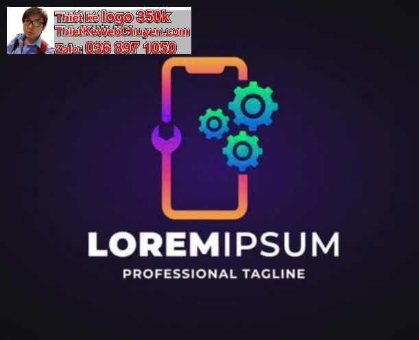 Thiết kế logo online dịch vụ Sửa điện thoại