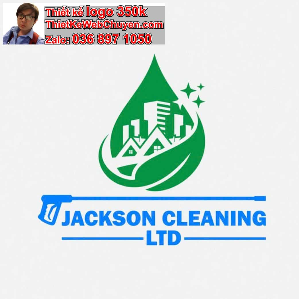 Thiết kế logo online dịch vụ Vệ sinh công nghiệp