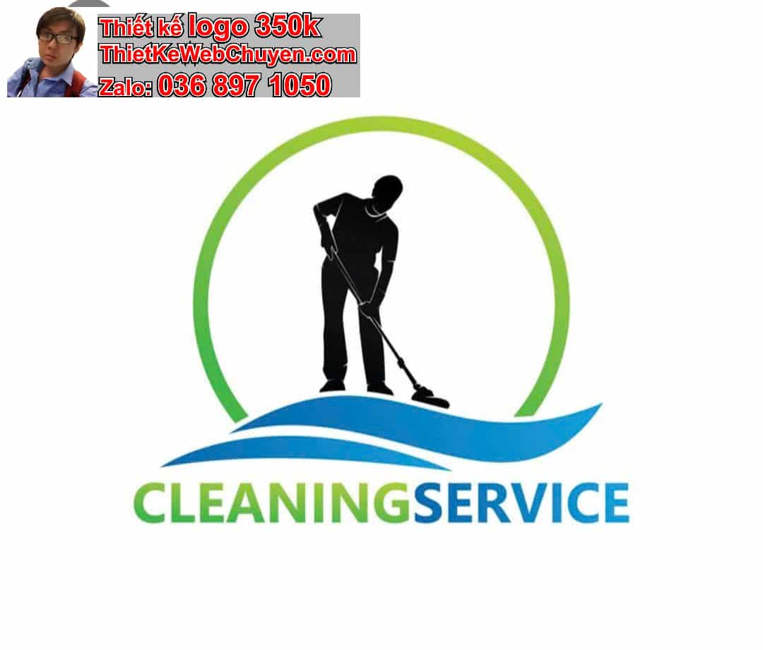 Thiết kế logo online dịch vụ Vệ sinh công nghiệp