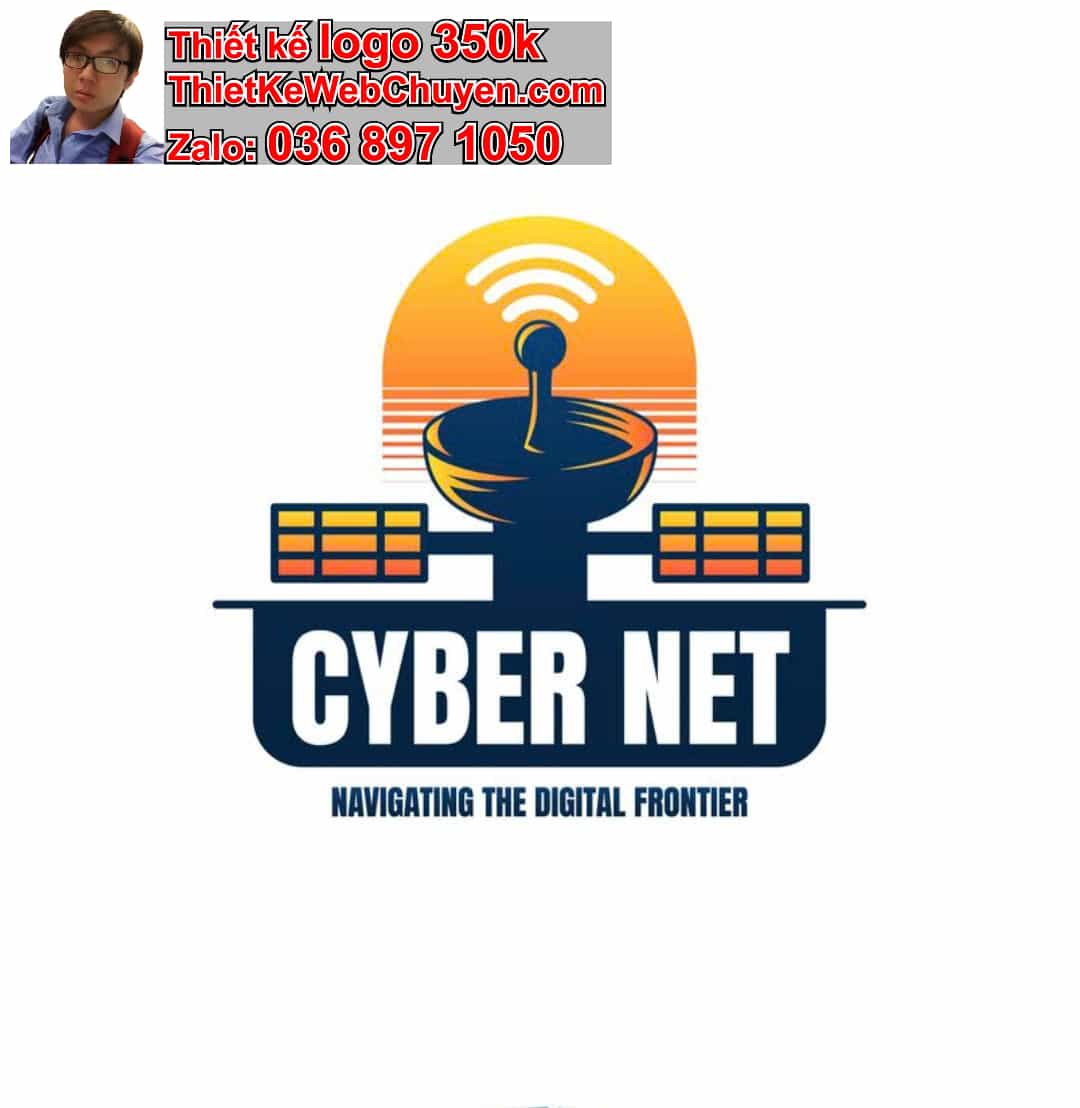Thiết kế logo online dịch vụ viễn thông internet