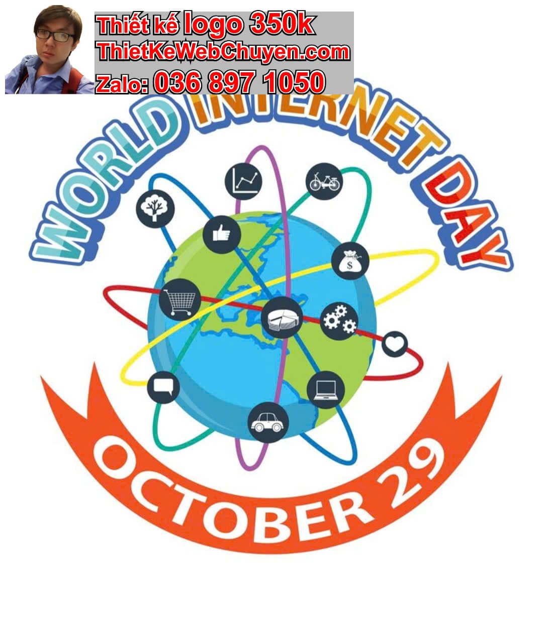 Thiết kế logo online dịch vụ viễn thông internet
