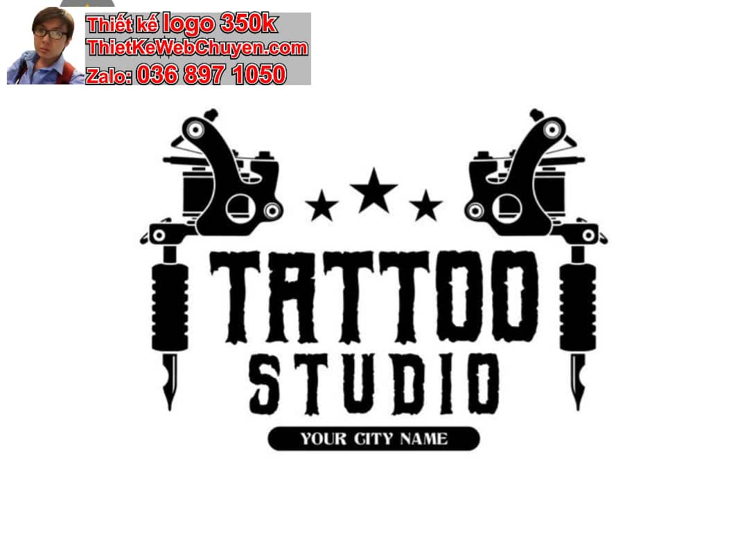 Thiết kế logo online dịch vụ xăm TATTOO
