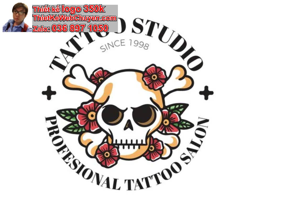 Thiết kế logo online dịch vụ xăm TATTOO