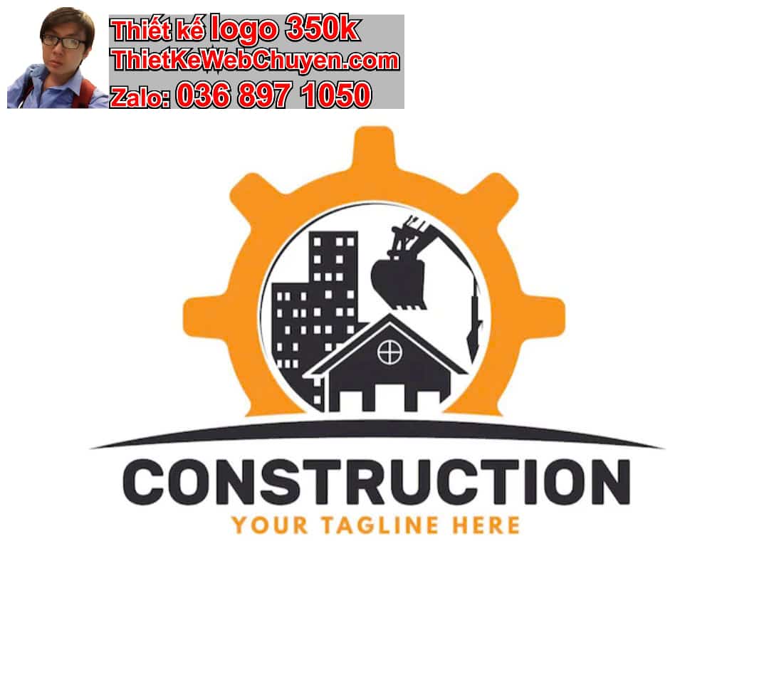 Thiết kế logo online giới thiệu dự án xây dựng