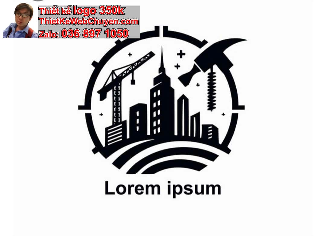 Thiết kế logo online giới thiệu dự án xây dựng