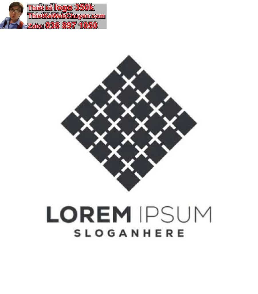 Thiết kế logo online lưới grid 