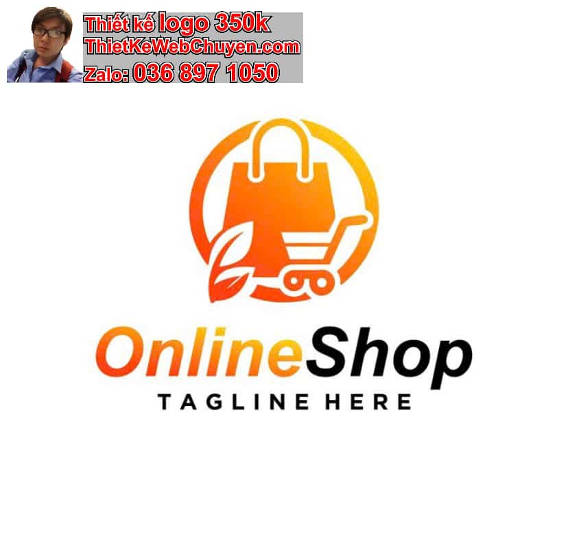 Thiết kế logo online màu cam