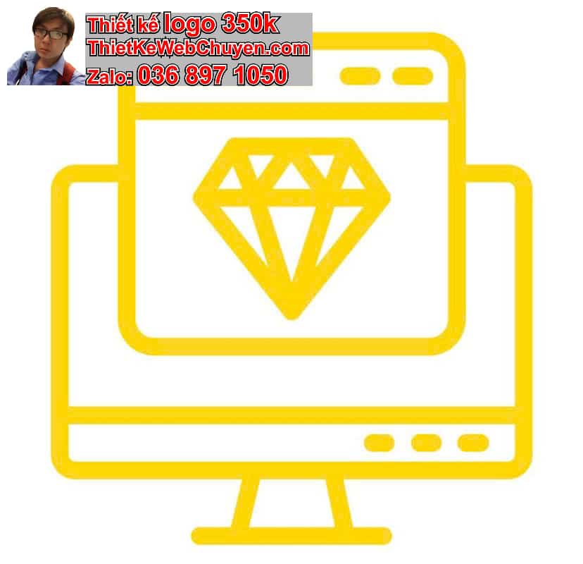 Thiết kế logo online màu vàng