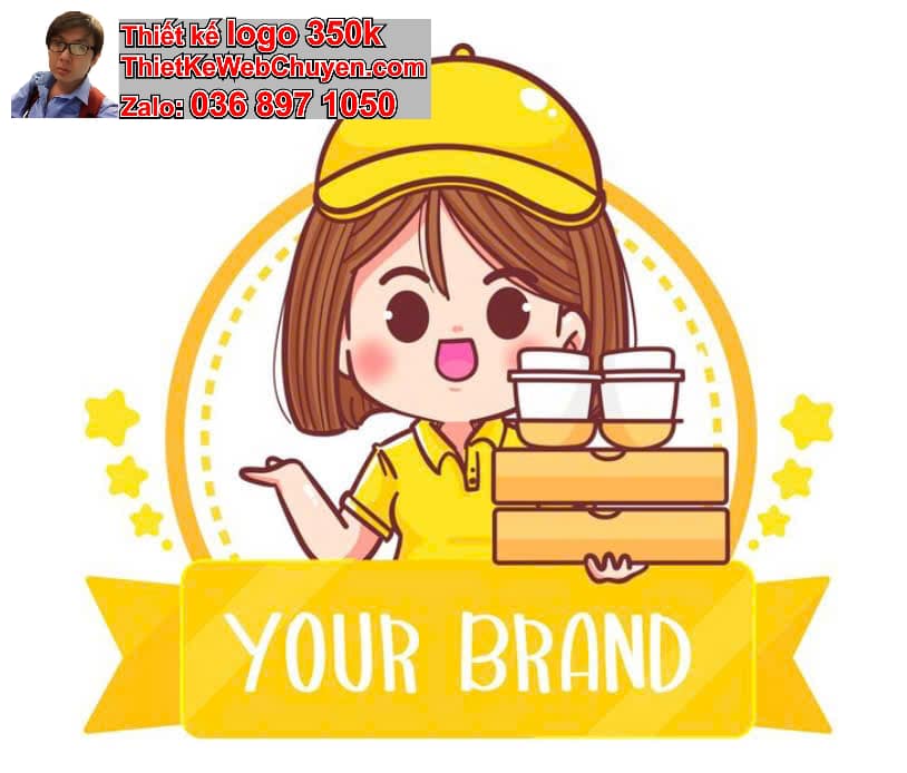 Thiết kế logo online màu vàng