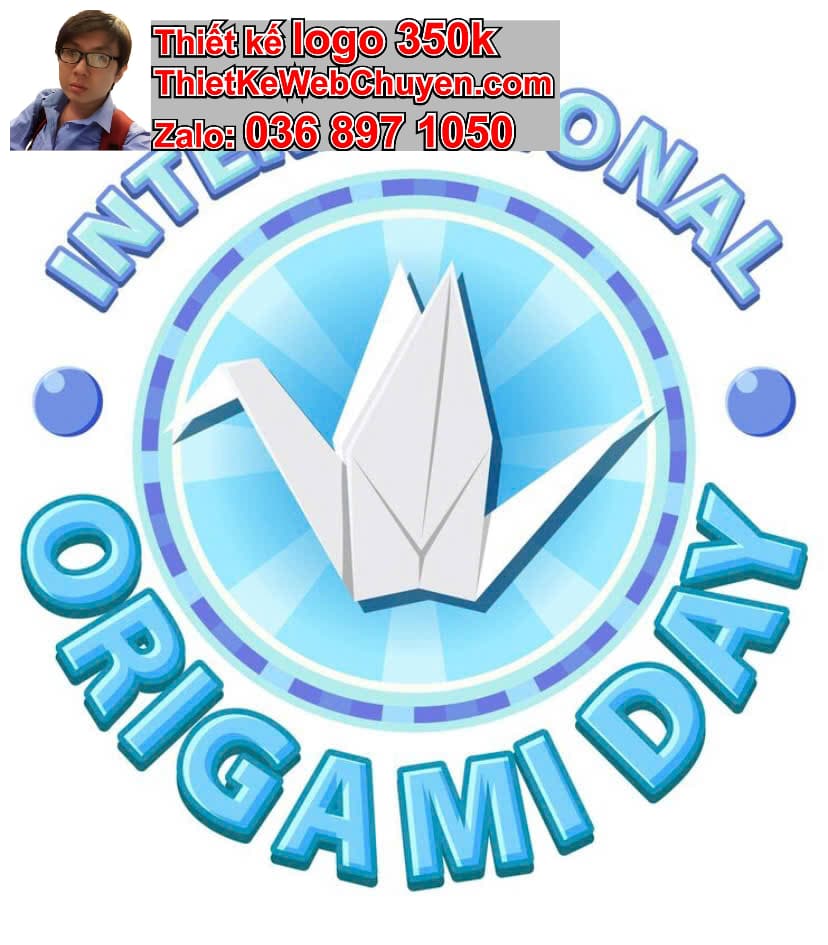 Thiết kế logo online màu xanh nước biển 