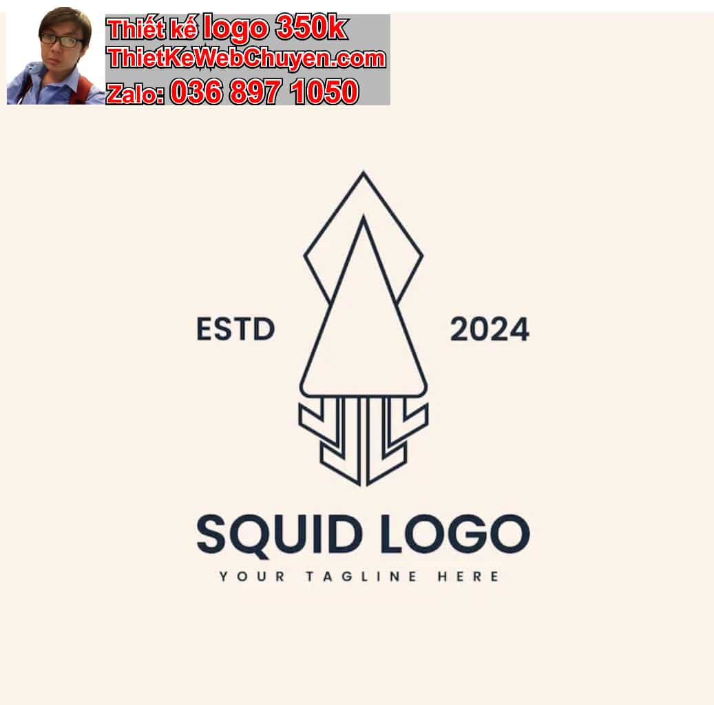 Thiết kế logo online negative space giá rẻ