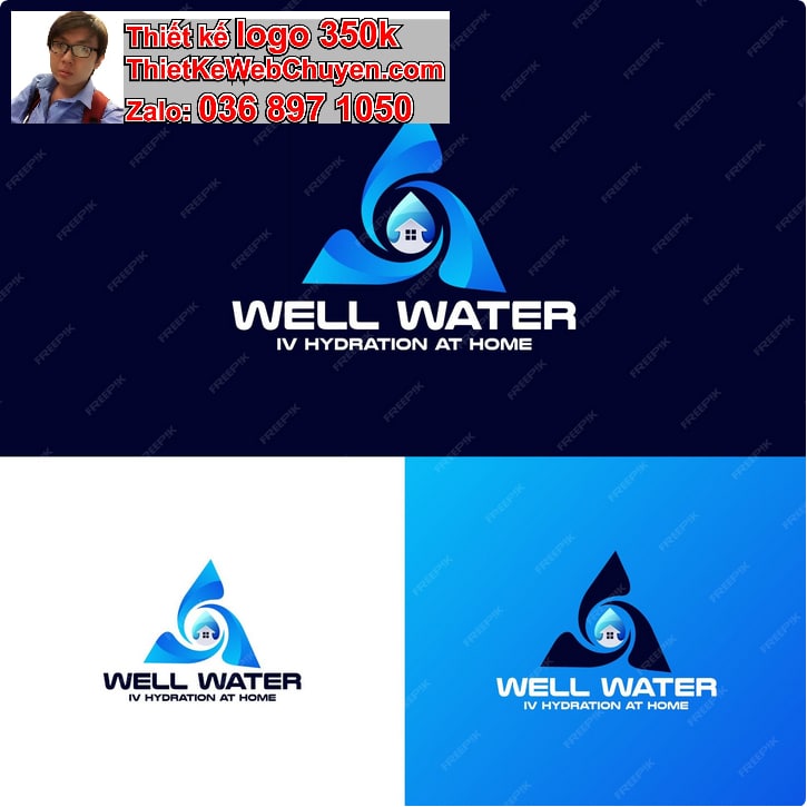 Thiết kế logo online nước khoáng 