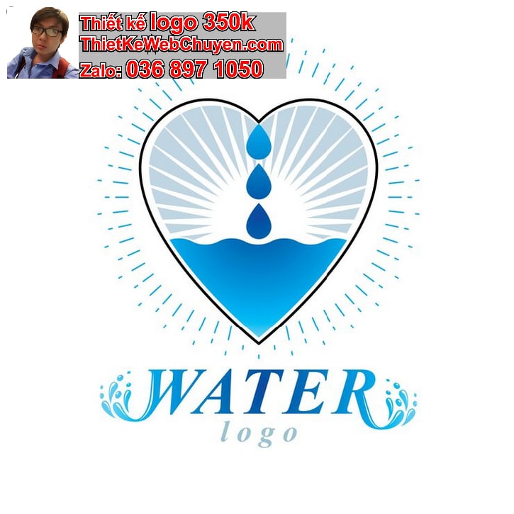 Thiết kế logo online nước khoáng 