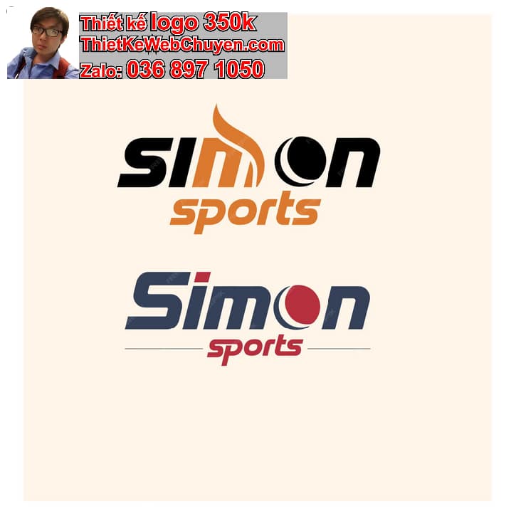 Thiết kế logo online phong cách sporty cho thương hiệu thể thao