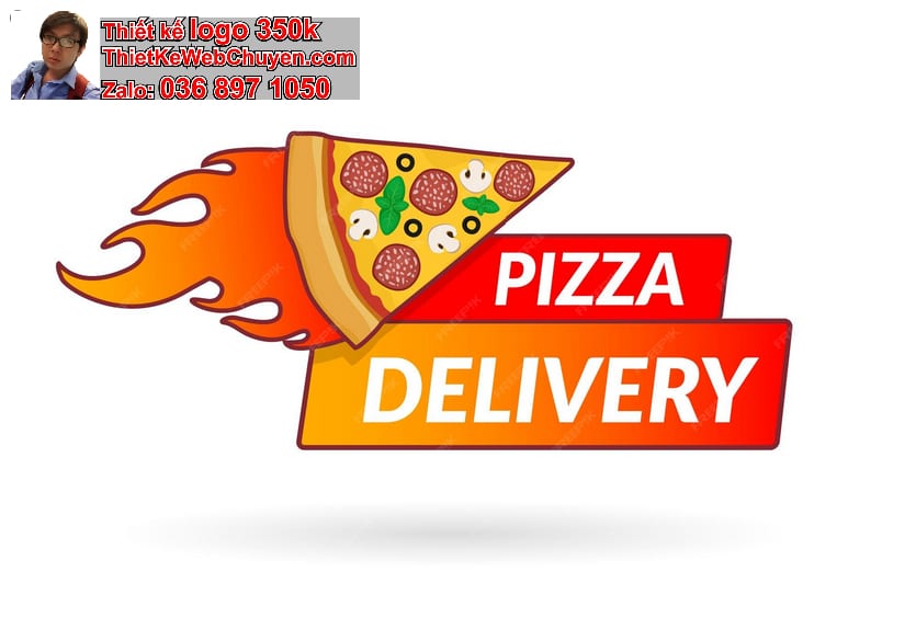 Thiết kế logo online pizza 