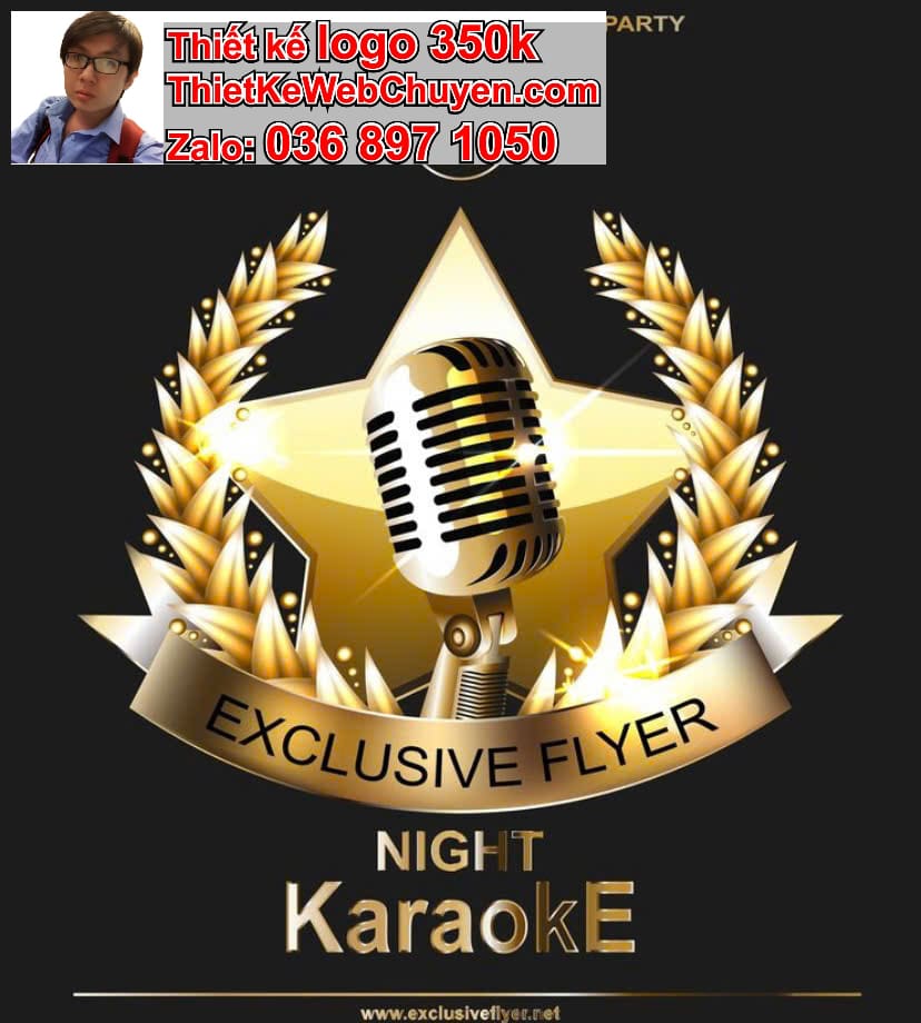 Thiết kế logo online quán karaoke 